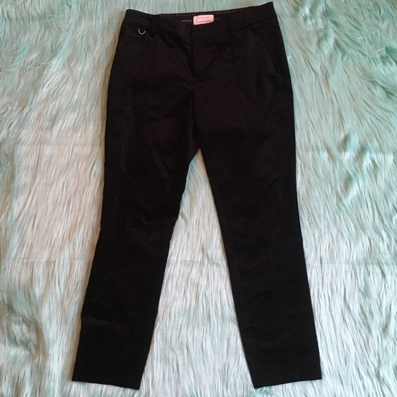 Anthropologie Velvet Essential Slim Black Pant 2 - Picture 3 of 8